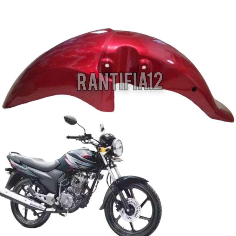 Slebor Depan Megapro new Spakbor Depan Megapro New Primus Warna Merah Merun