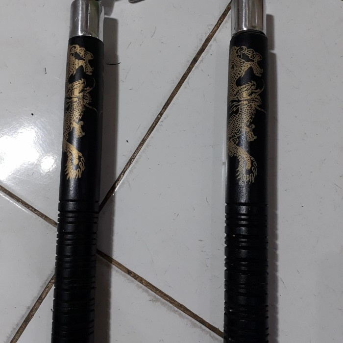 READY double stick nunchaku ruyung motif naga