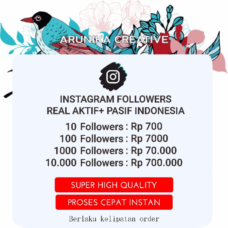 FOLLOWERS IG INDONESIA TERMURAH