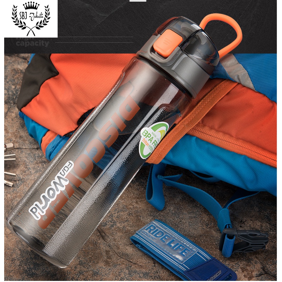 BOTOL MINUM TRITAN 100% BPA FREE FGA DISCOVER SPORT EDITION - 750ml - TANPA SEDOTAN