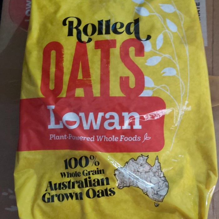 

[BISA COD] Lowan whole grain rolled oat / rolled oats / cereal / singapore