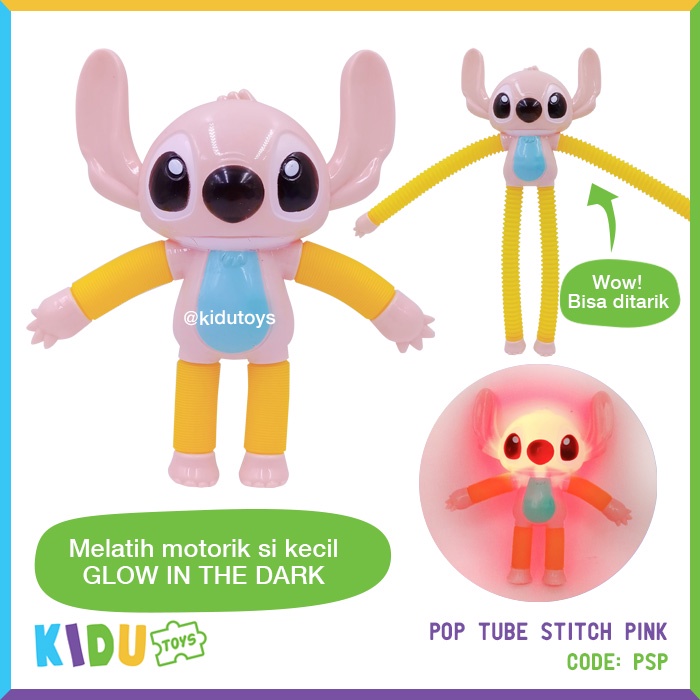 Mainan Motorik Anak Pop Tube Stitch Kidu Toys