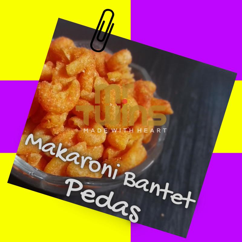 

Makaroni Bantet Pedas 118 gram Dsnack