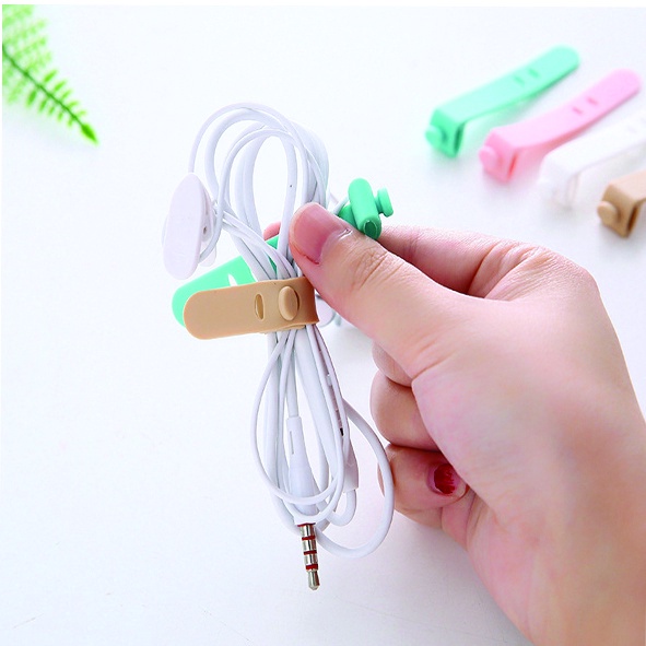 ⭐️𝐈𝐇𝐒 𝟖𝟓𝟐 𝐋𝐚𝐦𝐩𝐮𝐧𝐠⭐️Pengikat Penggulung Kabel Charger Handphone Serbaguna Set 4pcs