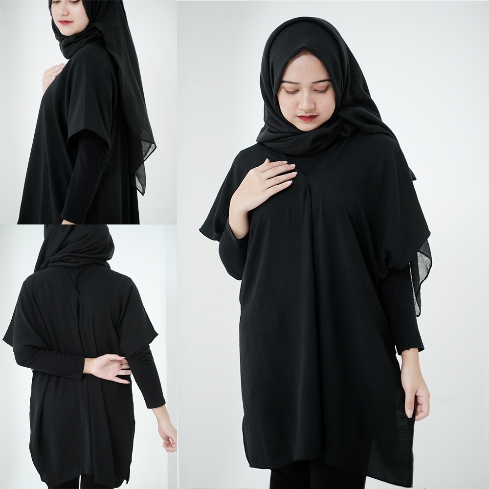 LONG SQUARE NAGITA CRINKLE AIRFLOW | NAGITA LONG SQUARE CRINGKEL AIR FLOW NINA LONG SQUARE | ATASAN 