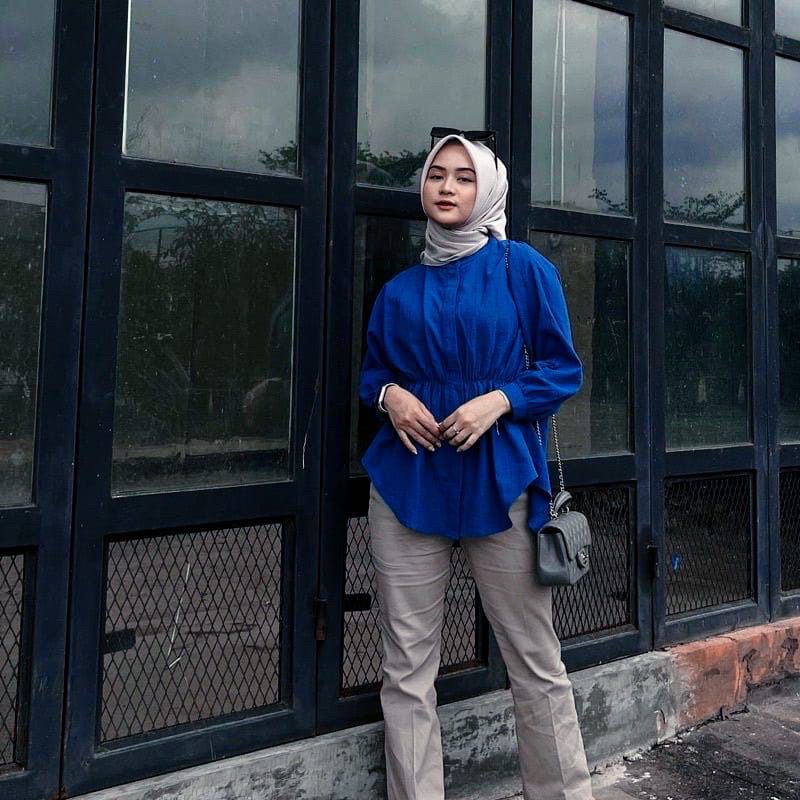 Kemeja alya shirt katun poplin 100% ori