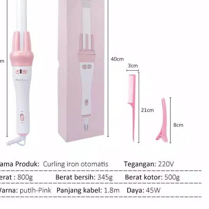 ♤ VIVID VOGUE Original automatic hair curlerVIVIDO/catokan rambut keriting/catokan curly otomatis R1