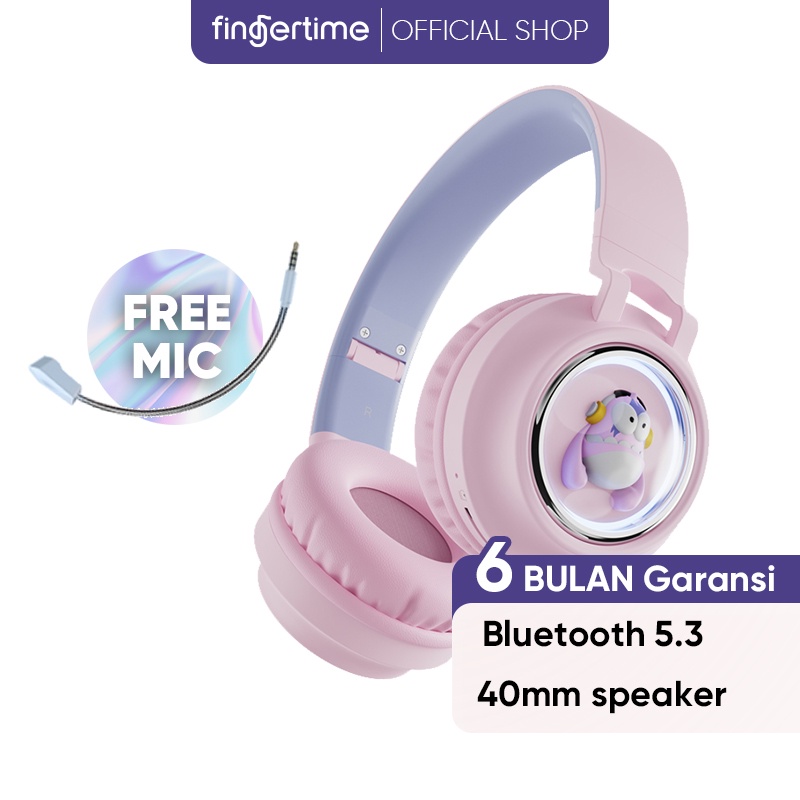 Fingertime Headphone Bluetooth Wireless Headset Earphone With Microphone Q1