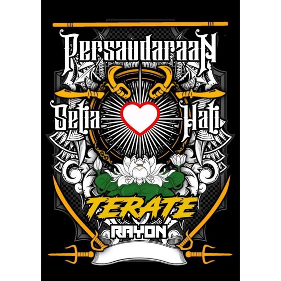 BENDERA PSHT FULL PRINTING