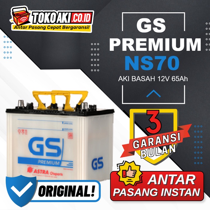 Aki Hino Ranger - GS Astra Premium NS70 - 65Ah