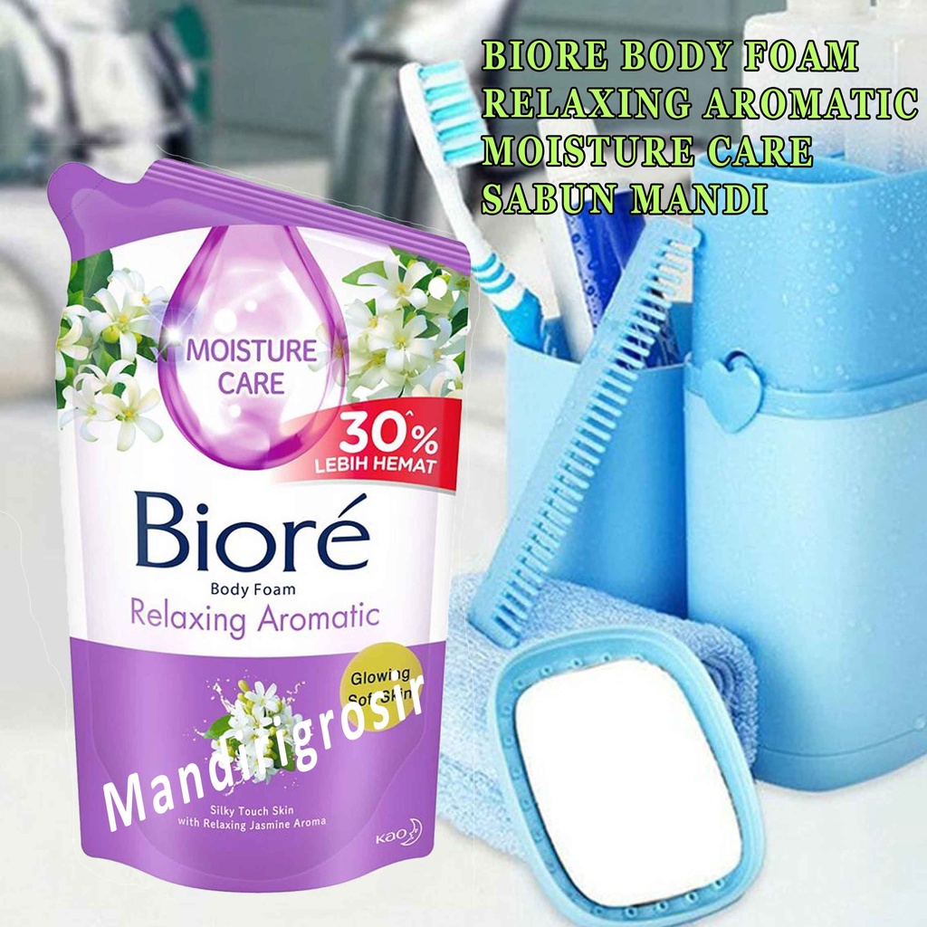 Sabun Mandi Cair * BIORE Relaxing Aromatic * Biore Body Foam * Moisture Care 800ml