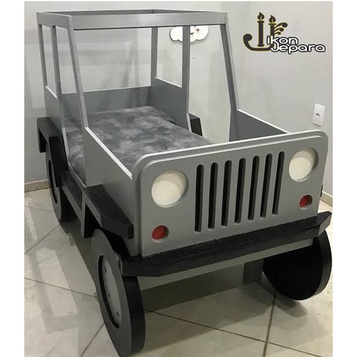 Tempat Tidur / Dipan Anak Model Mobil Jeep