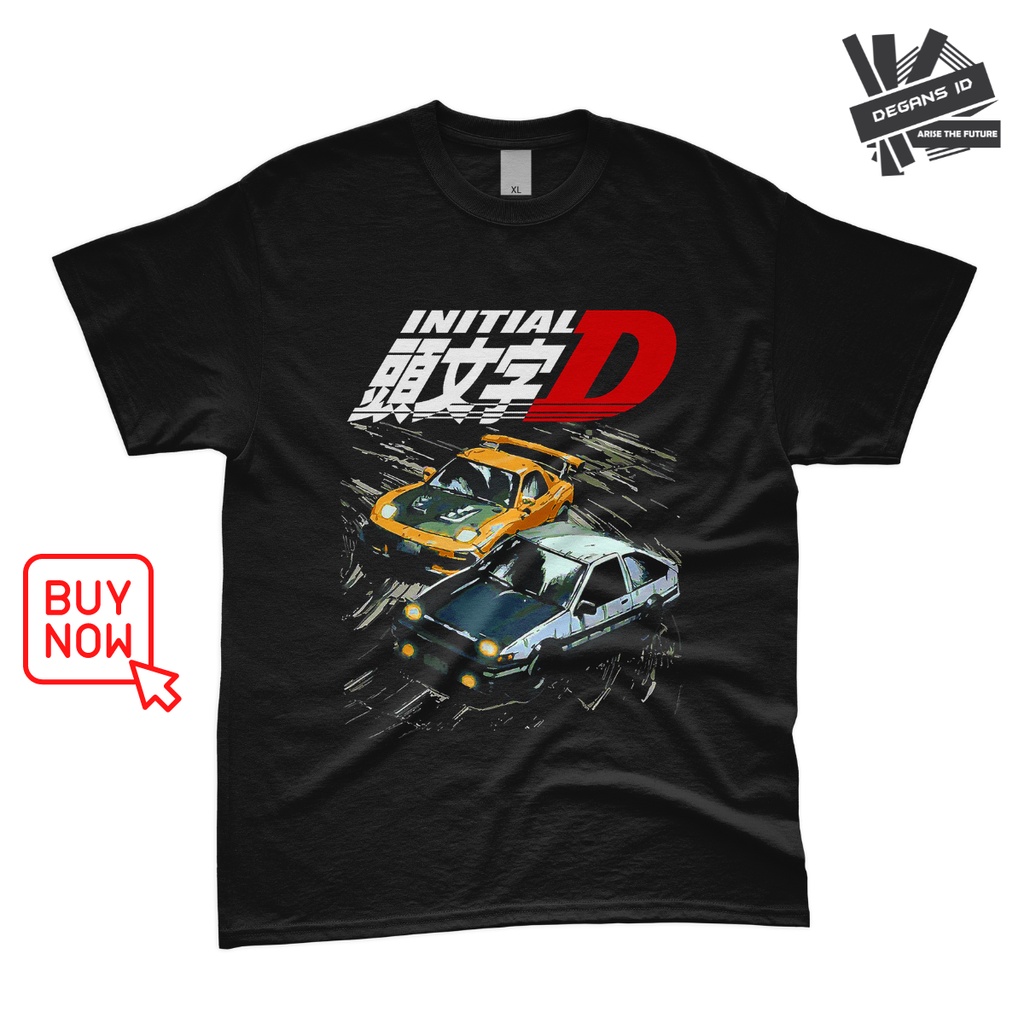 Jual Kaos Baju Anime Initial D Daisuke King Of Drift Pria Wanita Sablon