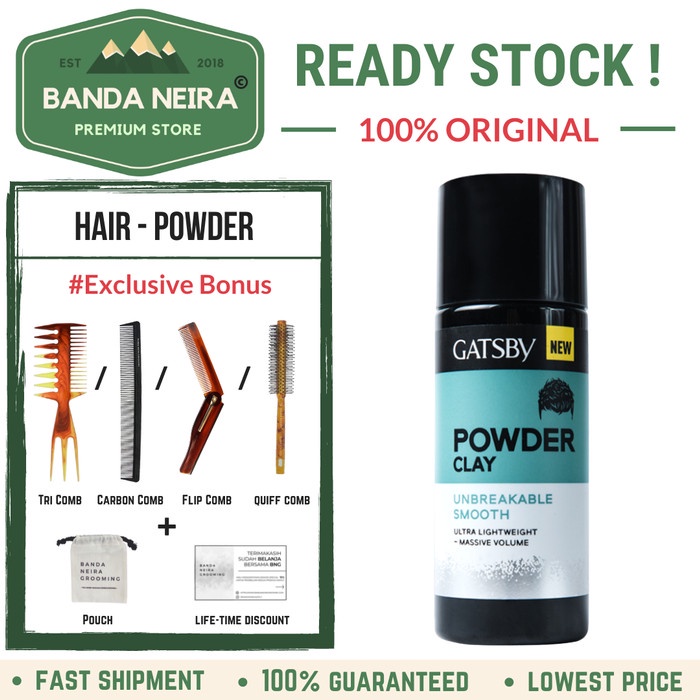 Hair Wax Gatsby Powder Clay Unbreakable Smooth Hair Styling Powder