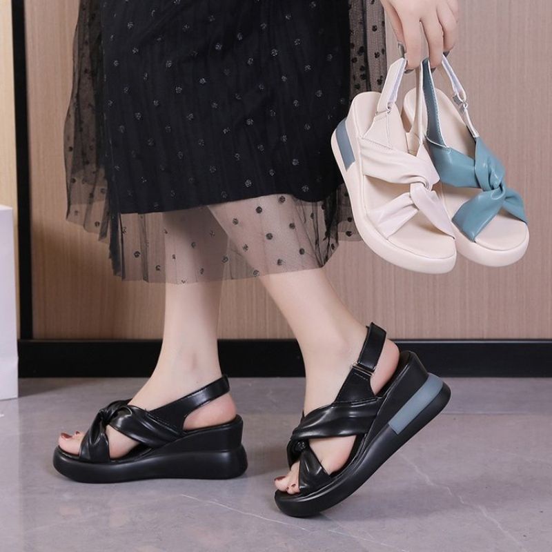 SNM1113 - Sandal Wedges Fashion Wanita Import