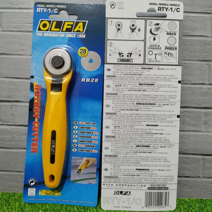 

Mew Rotary Cutter 28Mm Rty-1/C Olfa