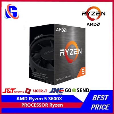Processor Amd Ryzen 5 3600X 3.8Ghz Up To 4.4Ghz Cache 32Mb 95W Am4 Box 6 Co