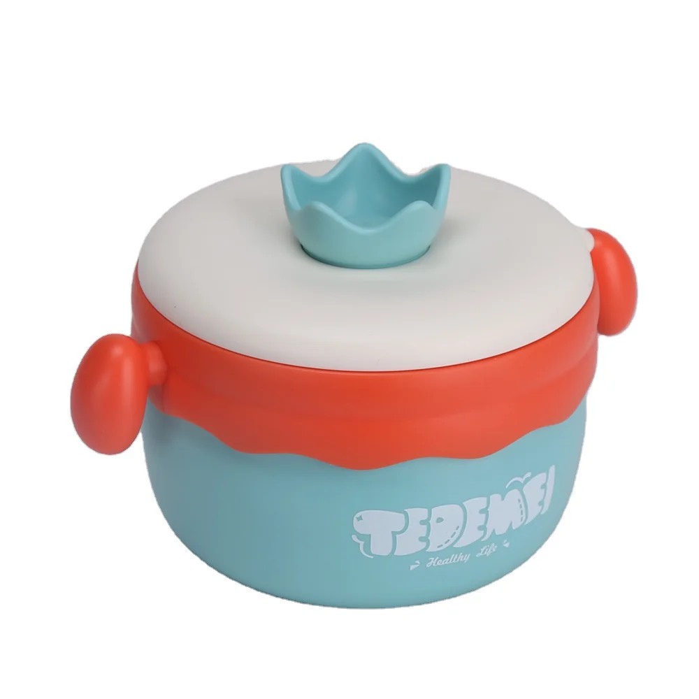 Tedemei Baby Bowl Set Stainless / Mangkok Makan Stainless 304 Tedemei (6129)