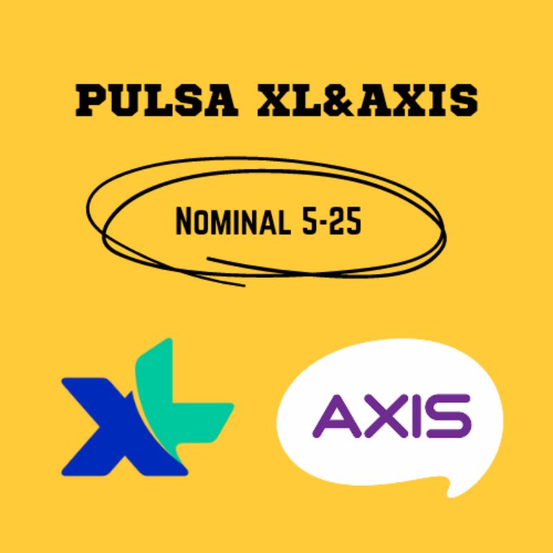 PULSA AXIS&XL 5rB, 10rb, 20rb, 25rb Proses Cepat Dan Murah