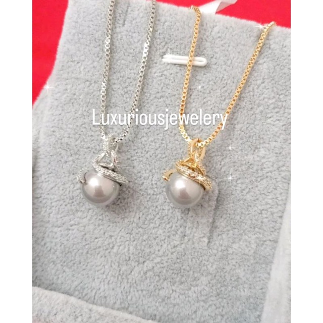 Kalung mutiara premium