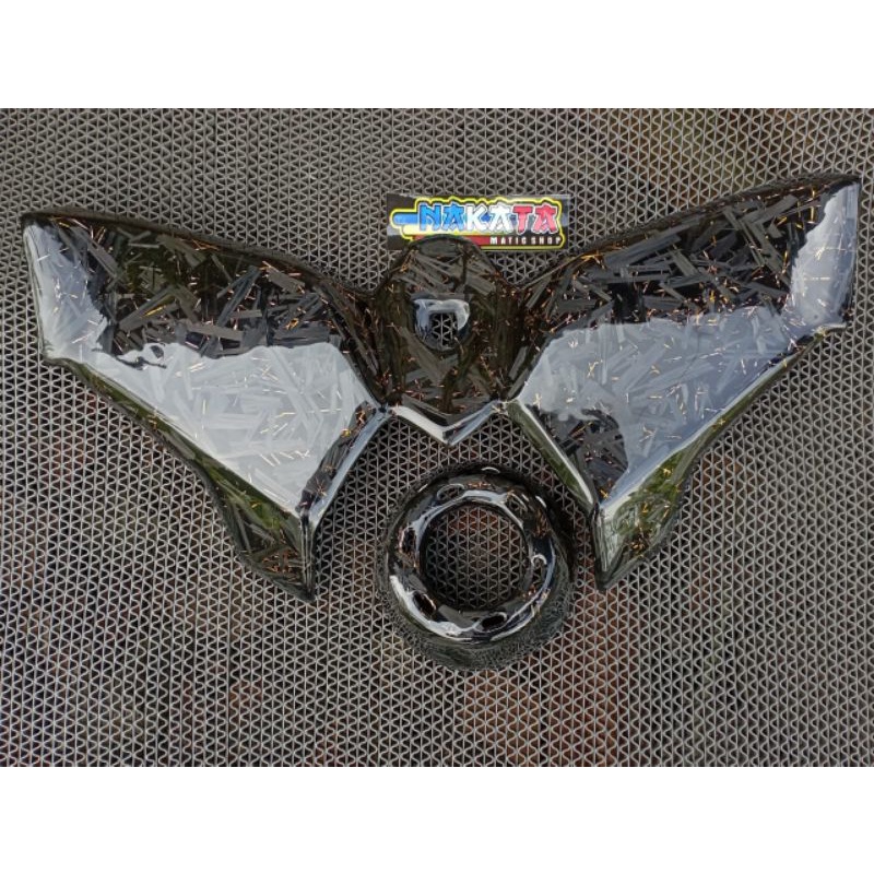 laci rak kupu kupu  vario 125&150 led old karbon forged kevlar venom gold edmuffler  corong knalpot 