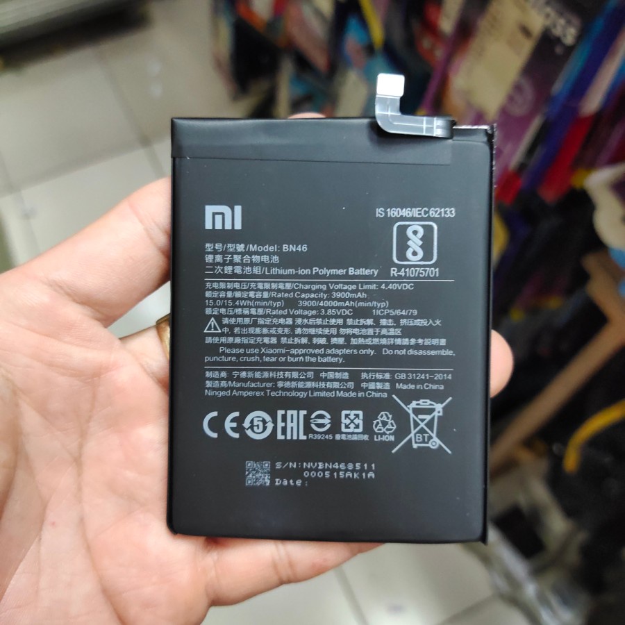 BATERAI XIAOMI REDMI 7 / REDMI NOTE 6 / REDMI NOTE 8 / SERI BATERAI BN46 , XIAOMI REDMI NOTE 5 / BN45 battery batt batre mantap