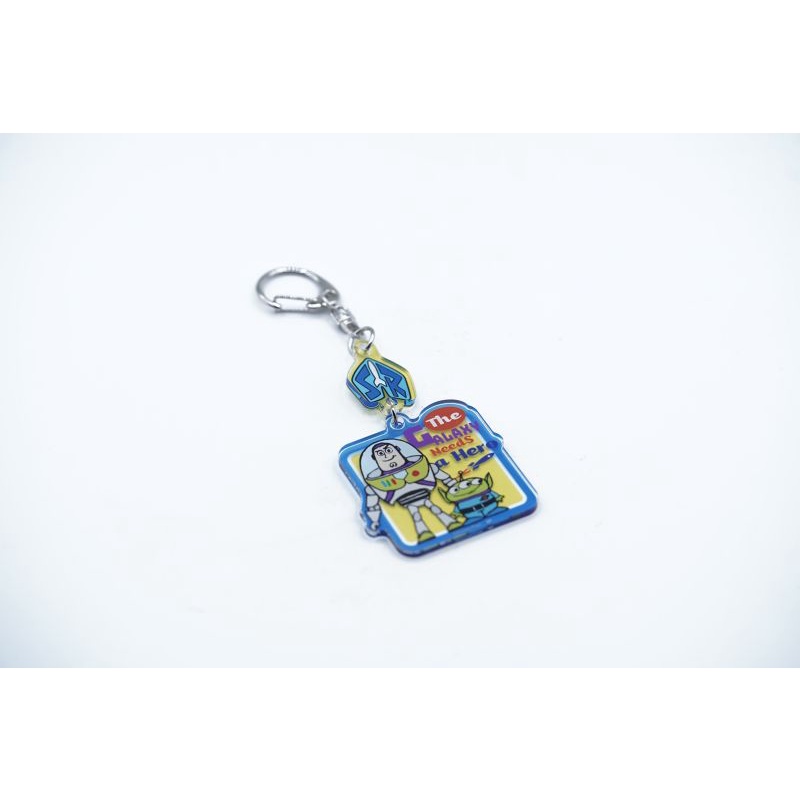 Buzz Lightyear Alien Toy Story Keychain Gantungan Kunci Disney