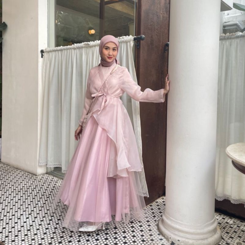 ORGANZA TILLE DRESS/SILK DRESS/GAMIS KONDANGAN/GAMIS MURAH/SATIN VELVET DRES/JILBAB/HIJAB/GAMIS/ABAY