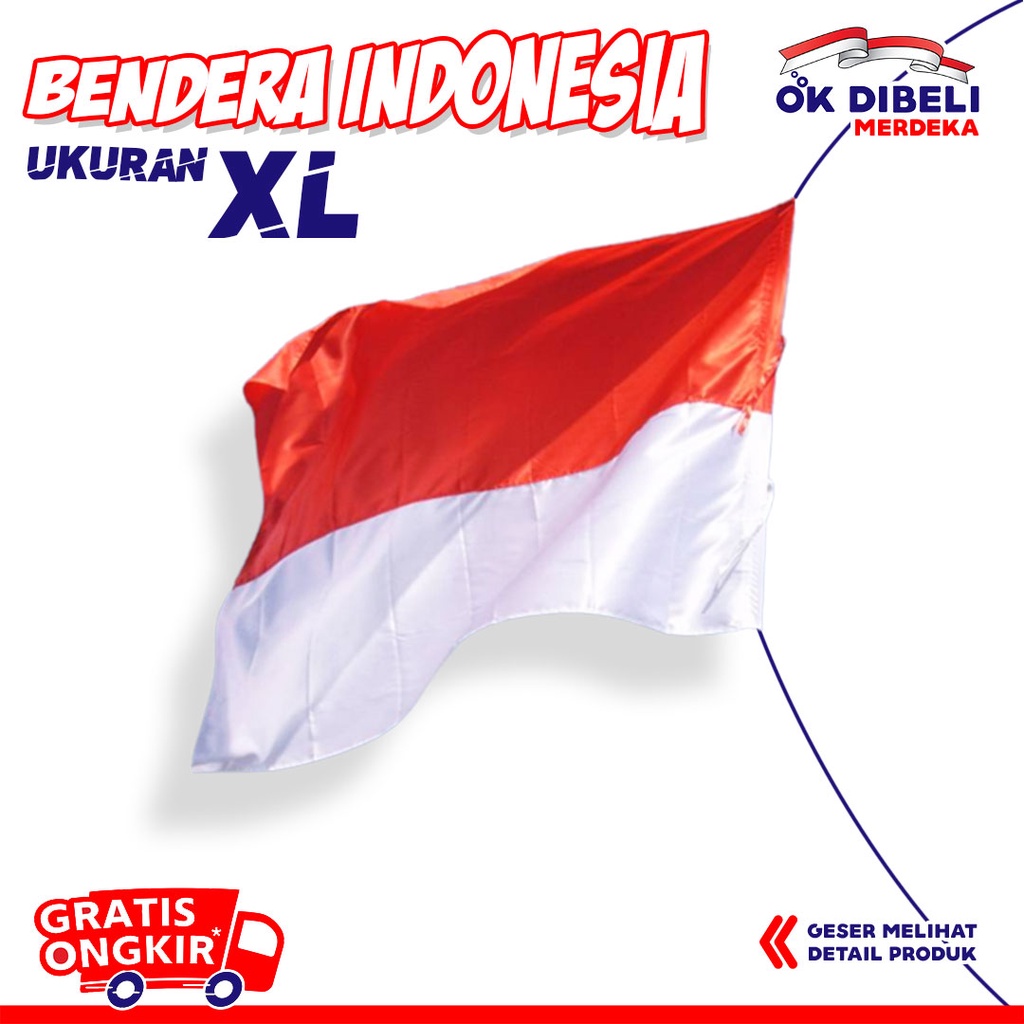 PROMO Bendera Merah Putih Bendera Indonesia 150x100cm
