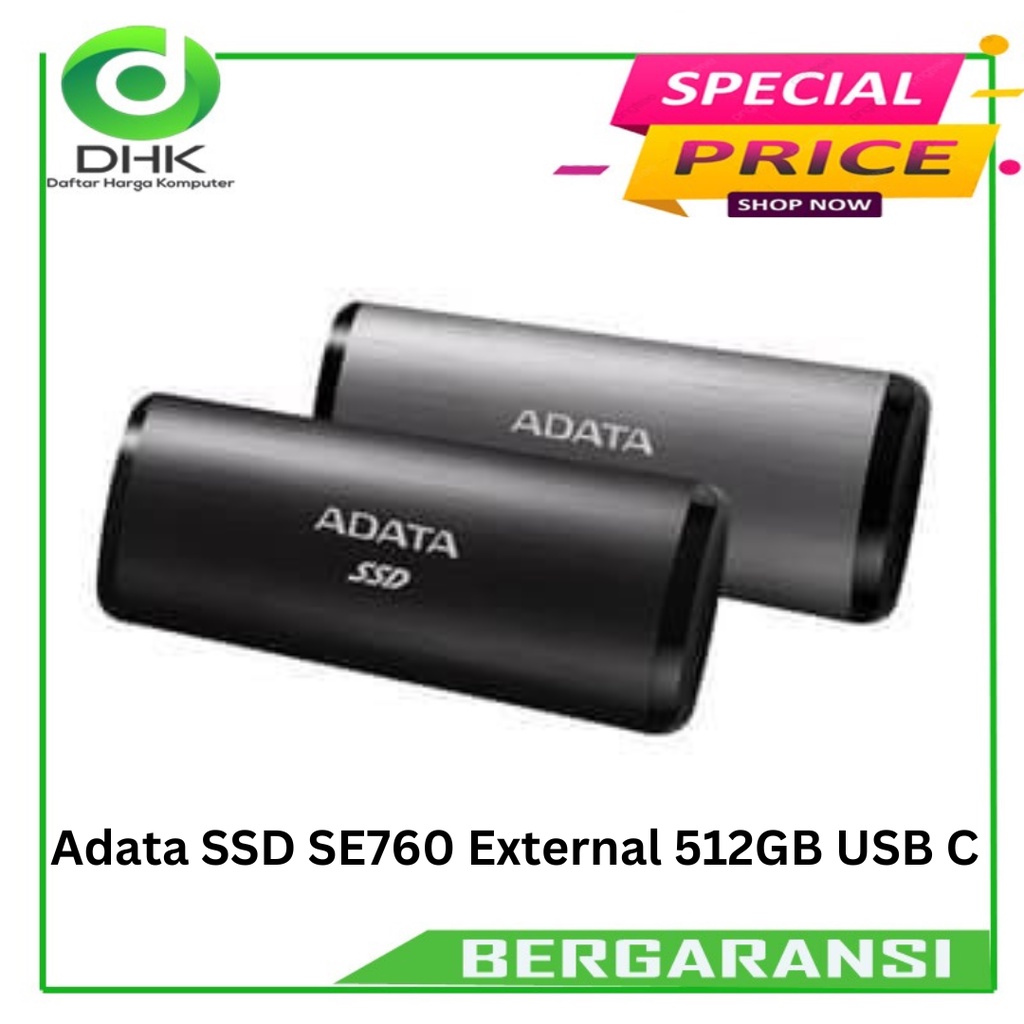 Adata SE760 512GB SSD External USB3.2 USB-C