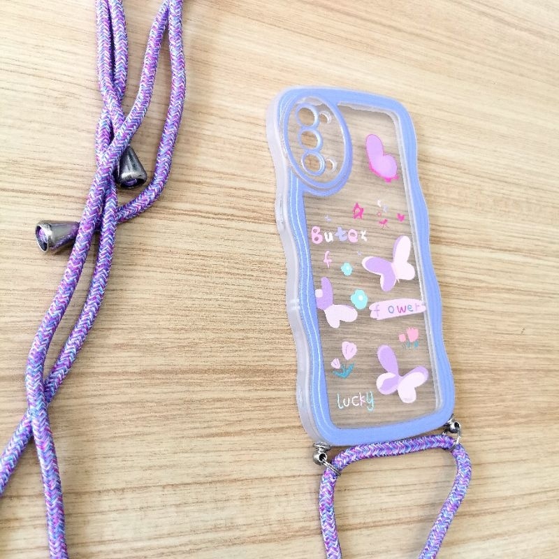 YKCS 0011 CASE  sling case wave gambar SAMSUNG A04E S22ULTRA S22PLUS S22 S10+ S20FE A02 M02 A32 A22 