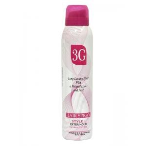HAIR SPRAY 3G EXTRA HOLD EXTRA STRONG 180ML HAIRSPRAY AEOROSOL 180ML