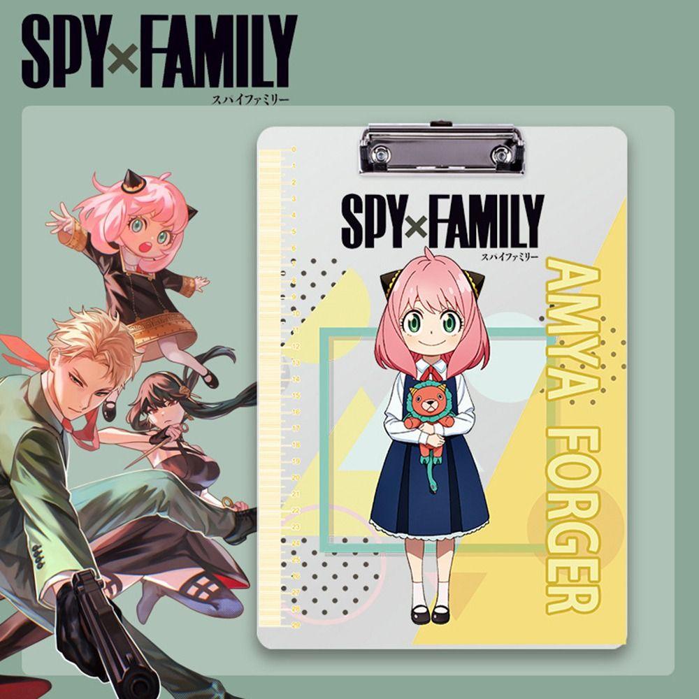 Lanfy SPY X Keluarga Tulisan Clipboard Siswa Kreatif Loose-leaf File Folder Kertas Pemegang Stationary Paper Organizer