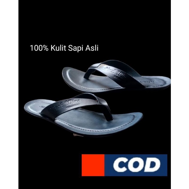 sandal jepit kulit asli Full kulit