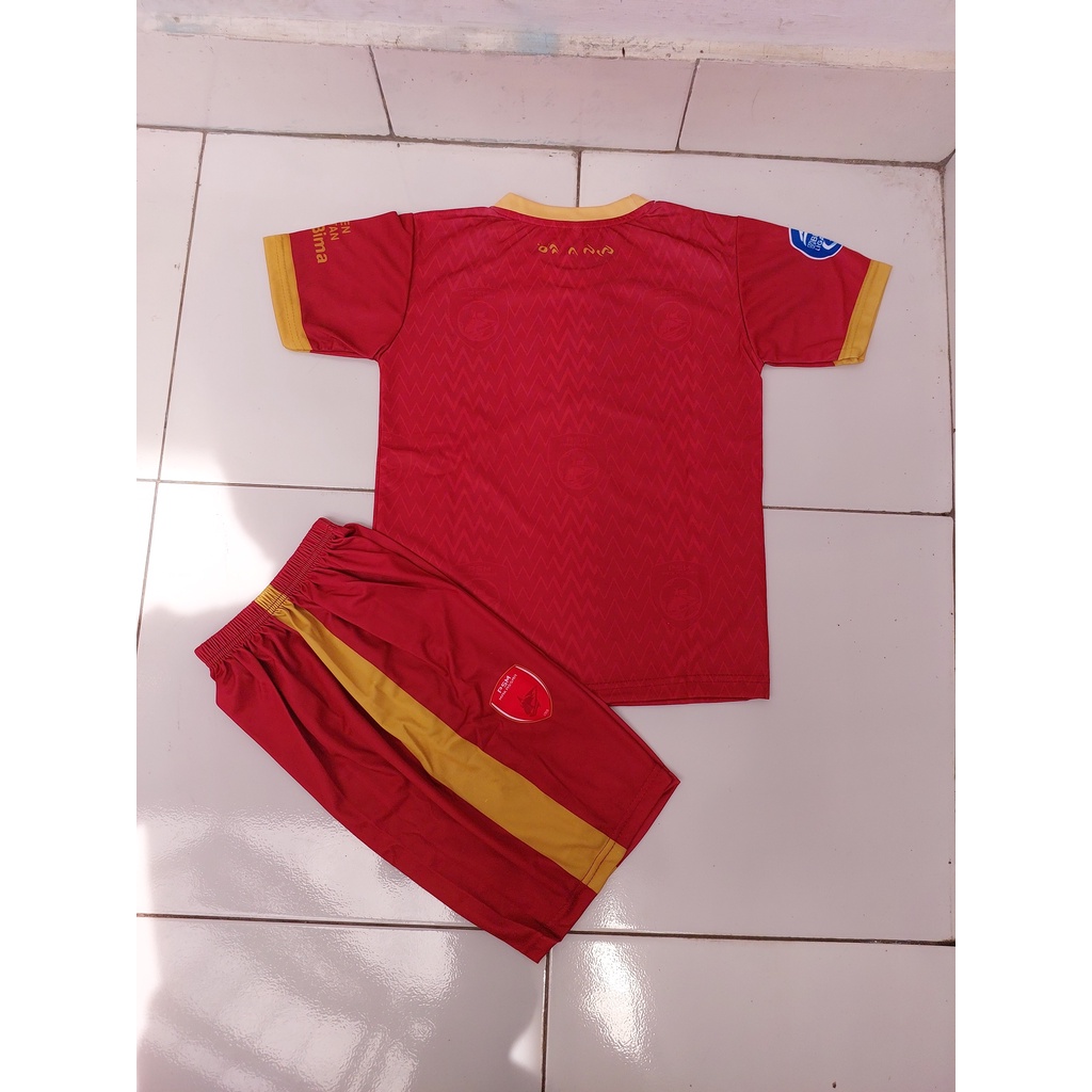setelan baju bola anak psm makasar usia 5-12thn