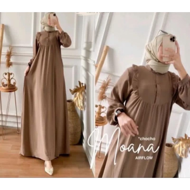 GAMIS MOANA CRINKLE AIRFLOW / DRESS CRINCLE AIRFLOW / GAMIS WANITA