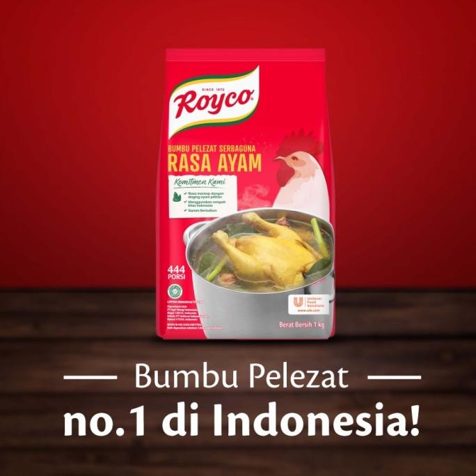 

Royco Bumbu Penyedap Rasa Ayam Pouch 1Kg Twin Pack