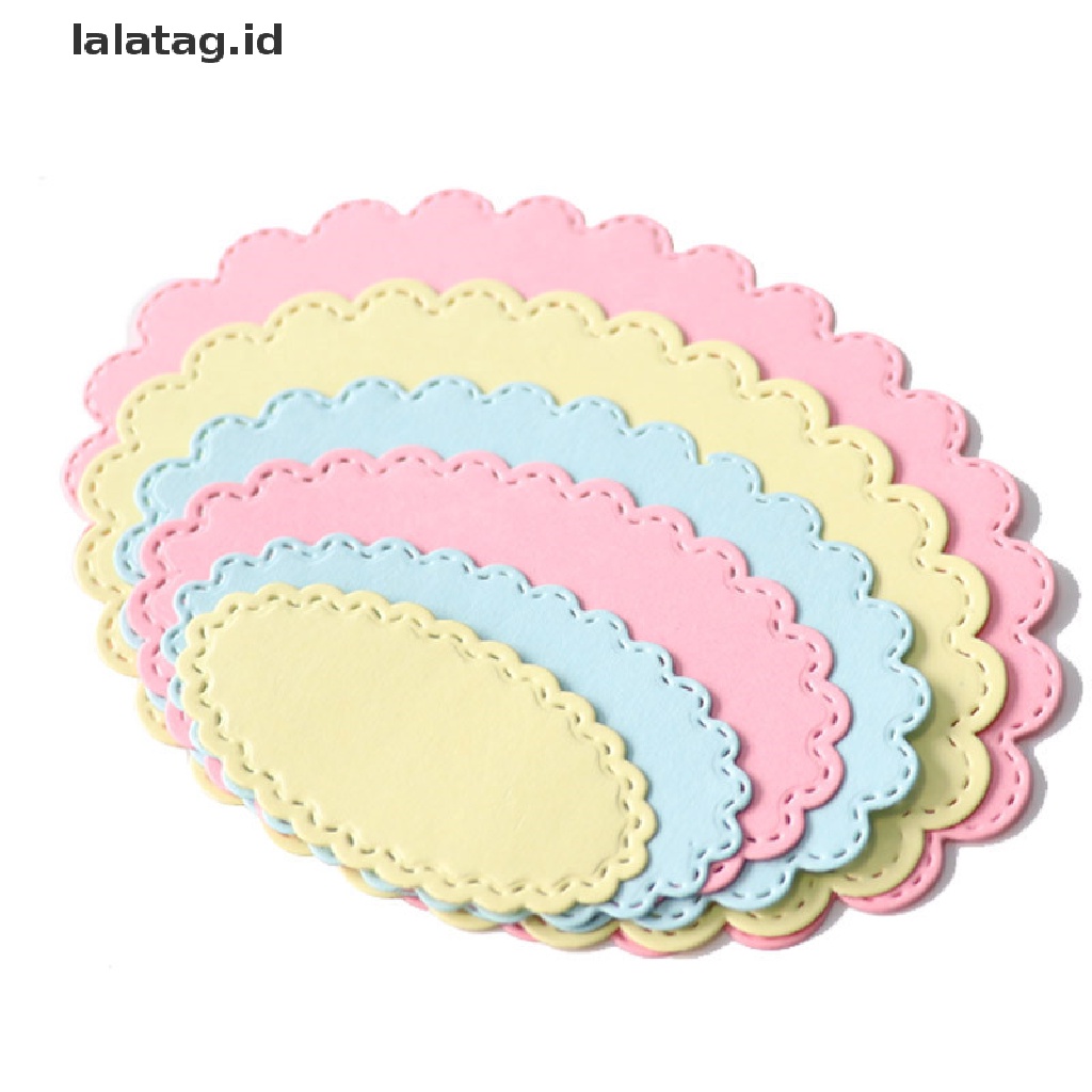 [lalatag] 6pcs oval metal cutg dies Stensil scrapbook album Kertas Embos craft [ID]