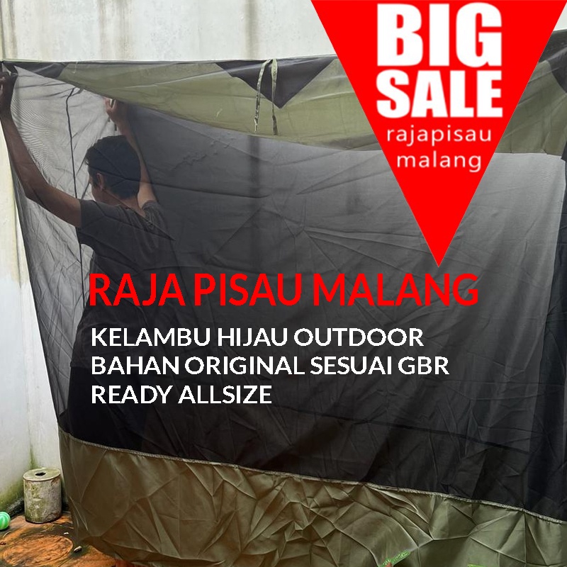 Original Tenda Kelambu Bulat Jatah TNI