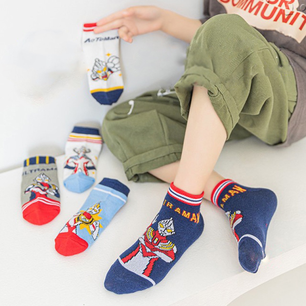 BRGUNIK Kaos Kaki Ultraman Anak Laki Laki Import KK036