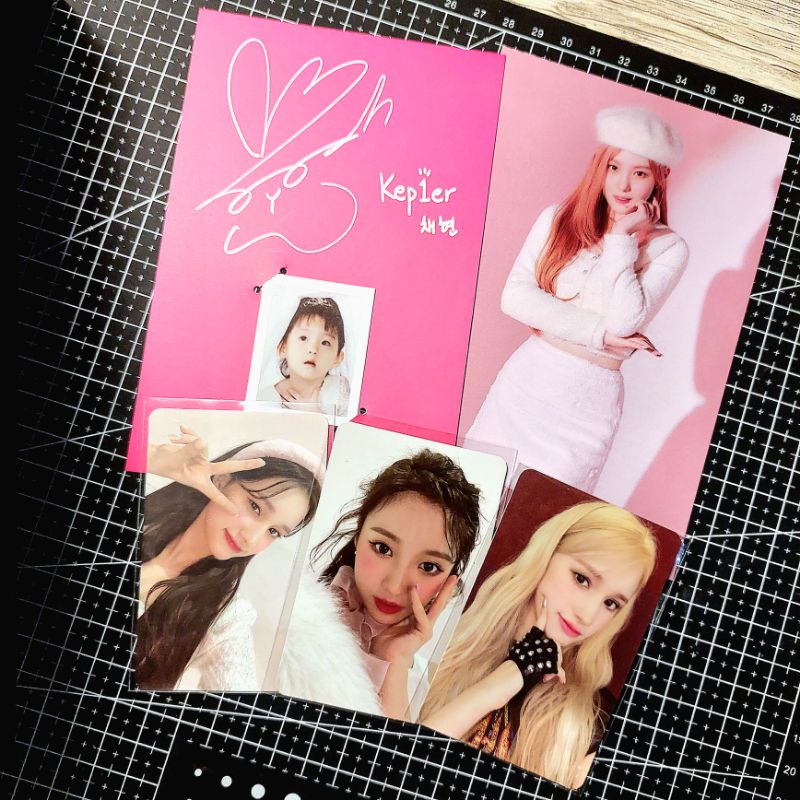 KEP1ER ALBUM FIRST IMPACT BENE KTOWN CHAEHYUN HIKARU YESEO POSTCARD BABYCARD