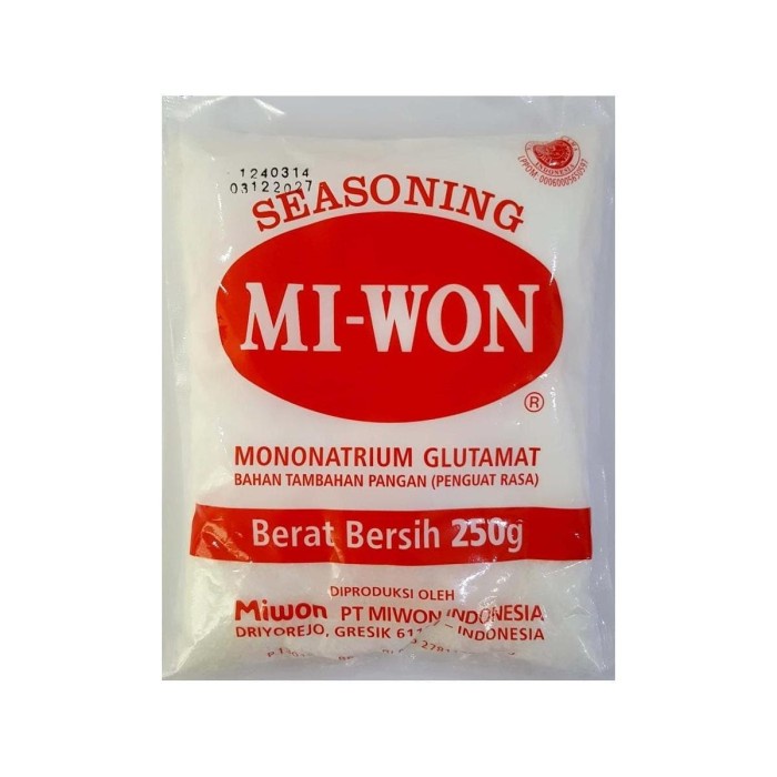 

Miwon Mononatrium Glutamat Bumbu Penguat Rasa 250G