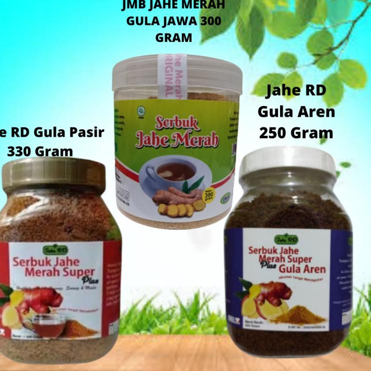

⚡GROSIR⚡ Jahe Merah Super 330 gram /Jahe Rd Varian Gula Aren 250 gram / JMB Jahe Merah Gula Jawa 300 Gram