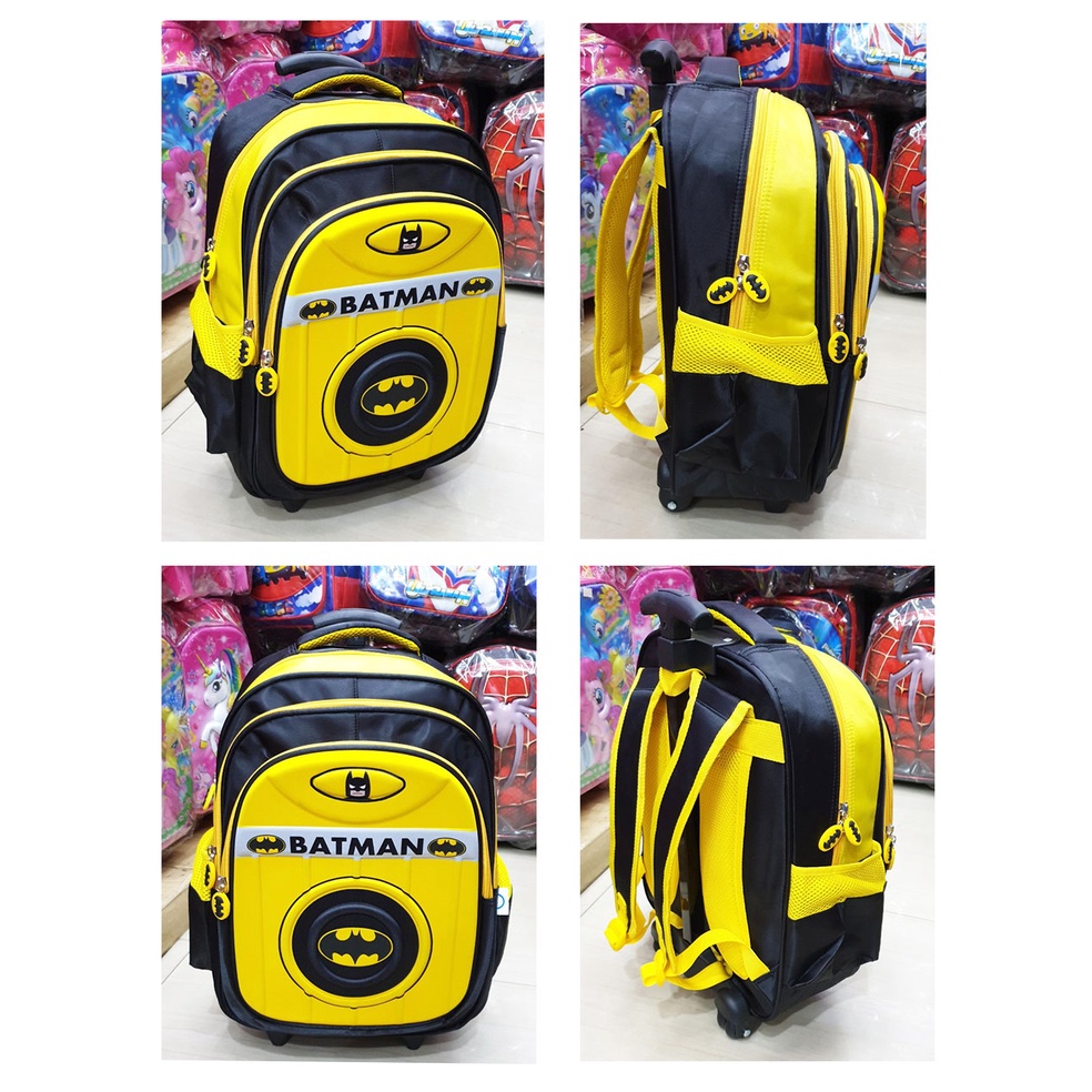 SALE 10.10 PROMO TERBAIK PREMIUM Trolley Dorong TAS Anak Sekolah SD Laki Laki Import Ukuran Besar ( ASTRONOT - DINO - GOGO - DUET - BODY )