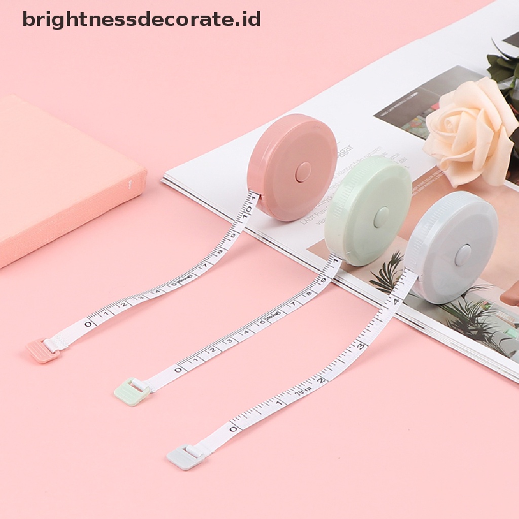 [Birth] 1pc 2m Tape Measures Portable Retractable Ruler Penggaris Tinggi Badan Anak Roll Tape [ID]