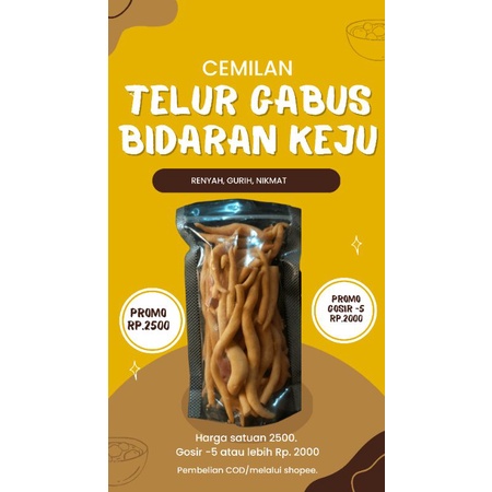 

cemilan telur gabus/Bidaran keju