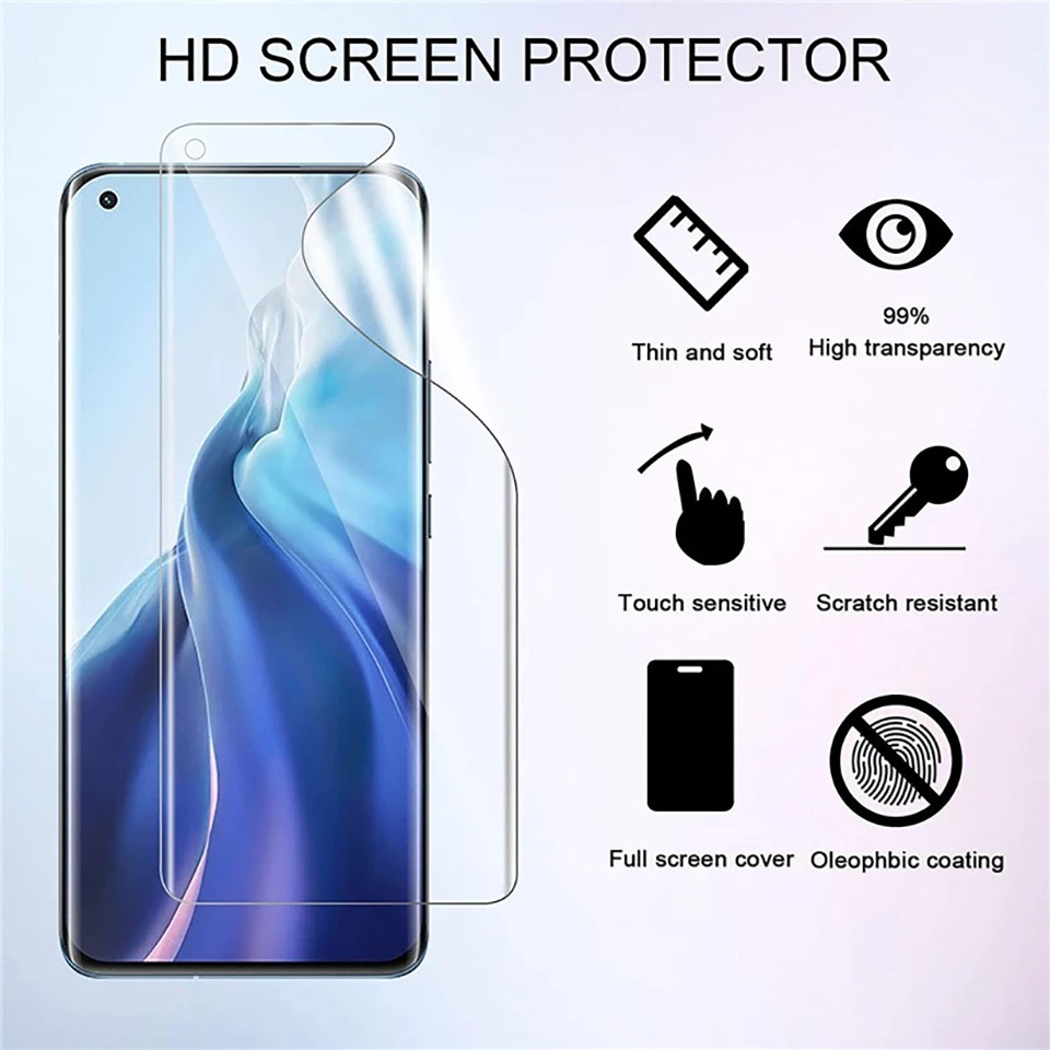 [Harga Grosir]1 Pc Film Hydrogel Pelindung Layar Depan Full Color Anti Gores Untuk Xiaomi Mi 12T / 12T Pro