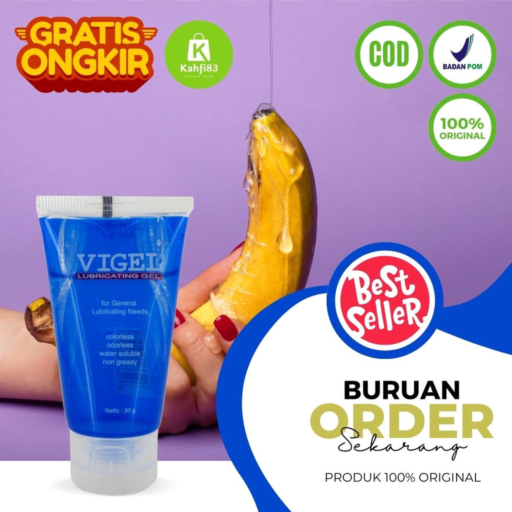 Minyak Perangsang Wanita Sex Ampuh Original Vigel Tetes Lubricating Gel 30 g Pelicin dan Pelumas Sex