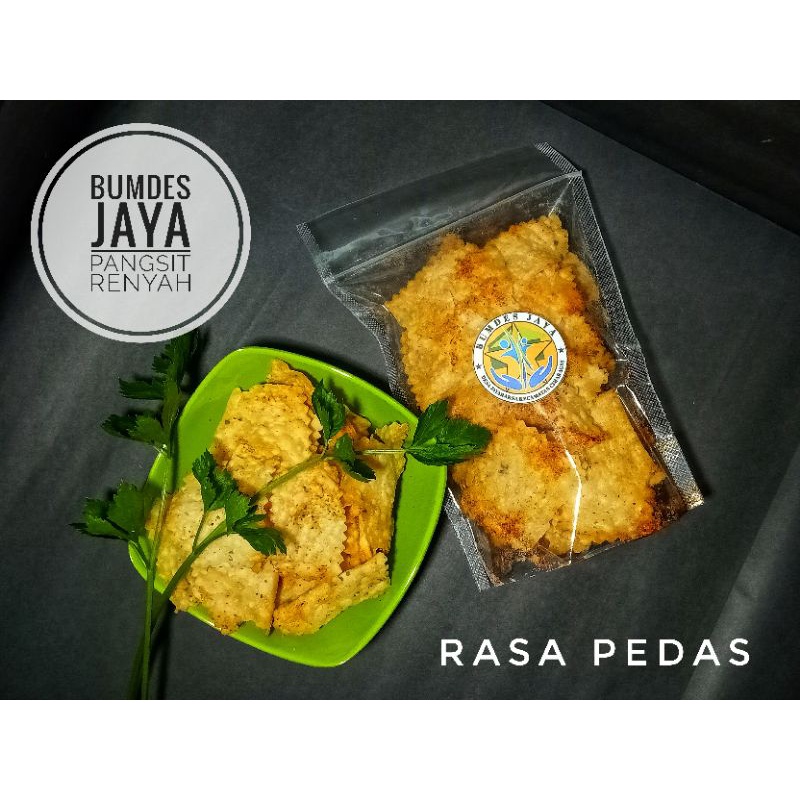 

Pangsit Rasa Pedas dengan ekstak daun jeruk, enak, renyah