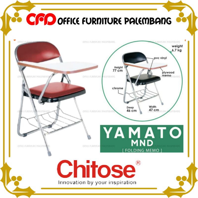 kursi kuliah original chitose yamato mnd kursi lipat kursi mahasiswa kursi kantor